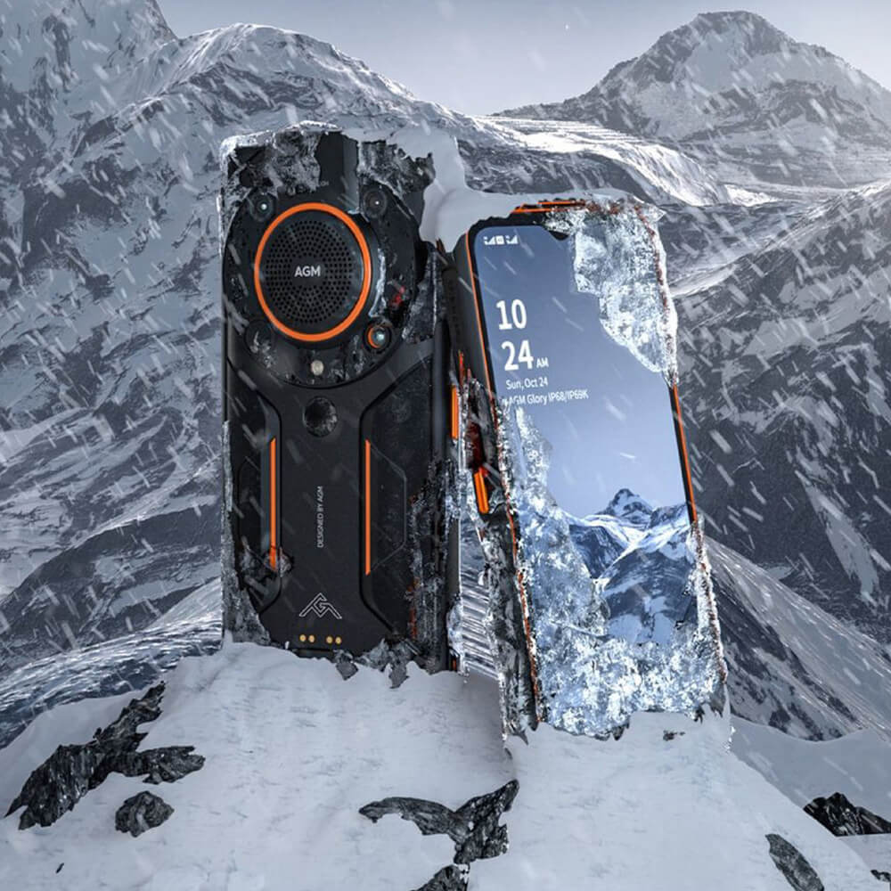 AGM Glory: how smartphone breaks the dead-point of -40°C