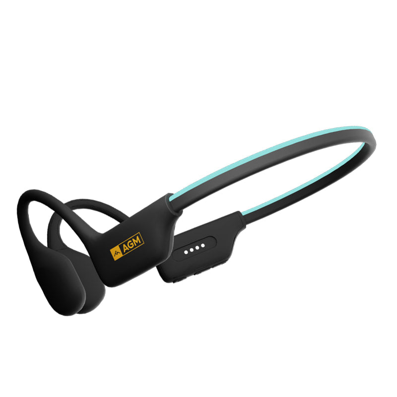 AGM Motion buds | IP68 Resistente al agua | Auriculares para entrenamiento de natación | Auriculares Bluetooth | Auriculares inalámbricos de conducción ósea