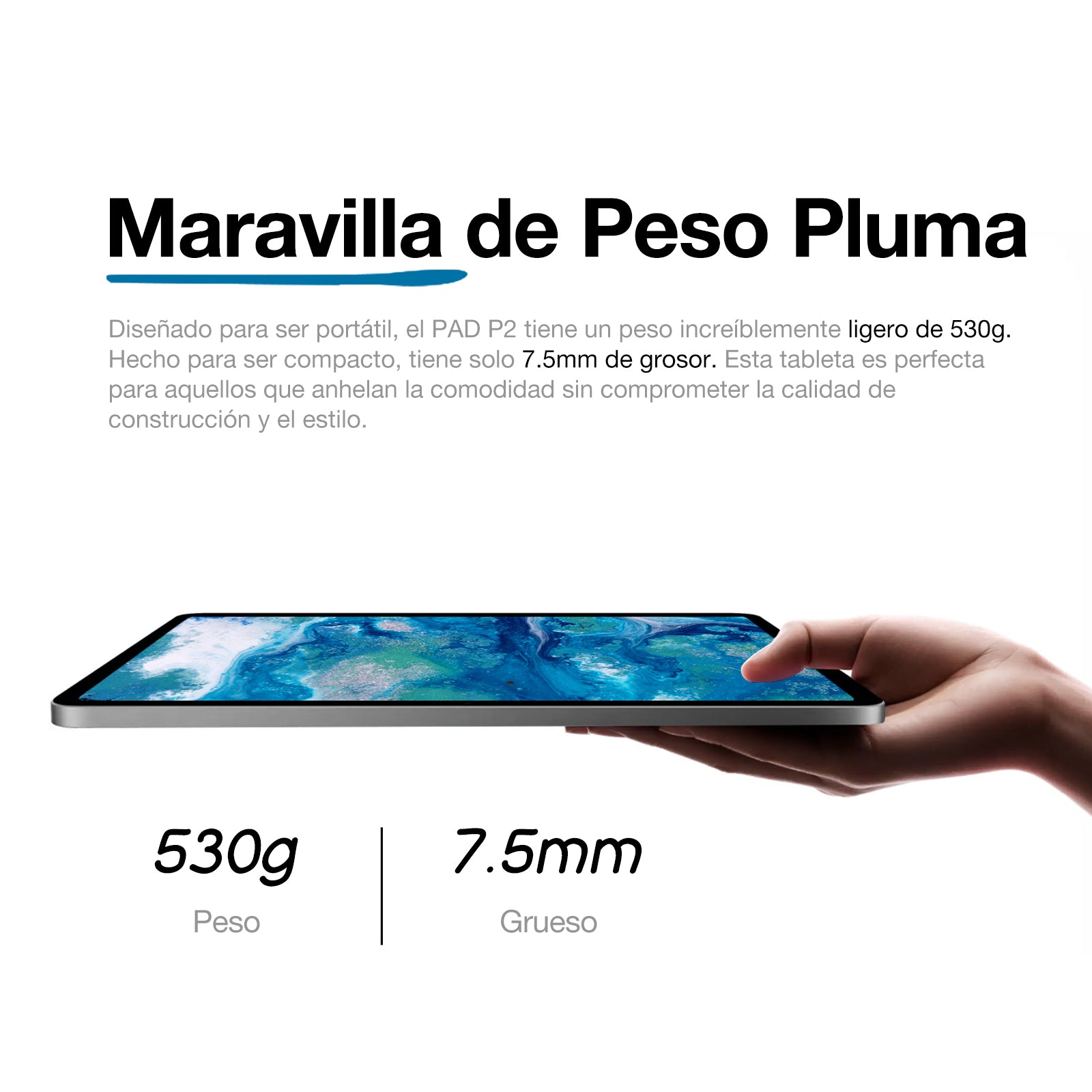 AGM PAD P2 | 4G LTE | Ligero y Delgado | Widevine L1 | Chipset Potente | Android 14