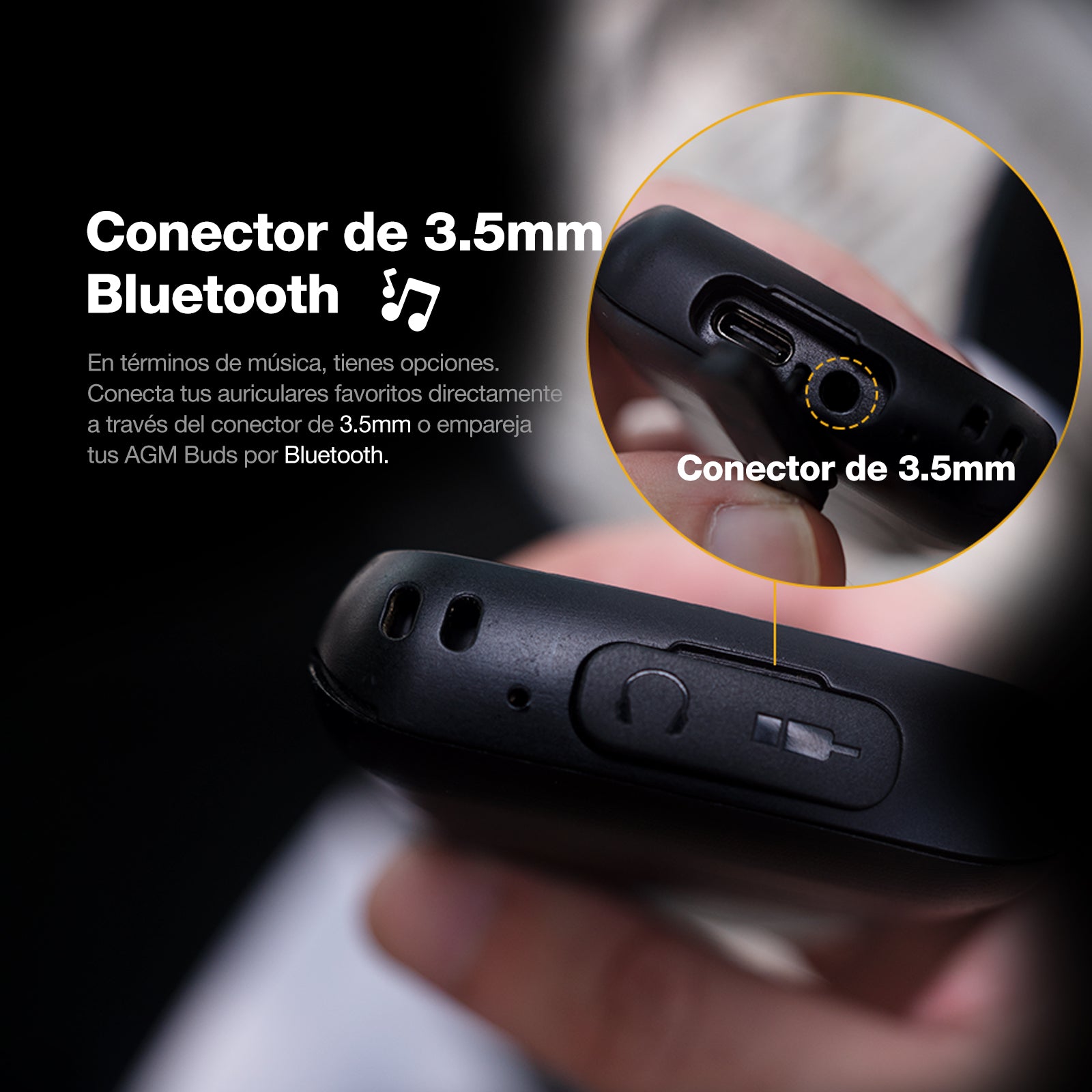 AGM M9 | Resistente | 4G | Ergonómico | Fácil de usar | Marcación rápida | Doble SIM