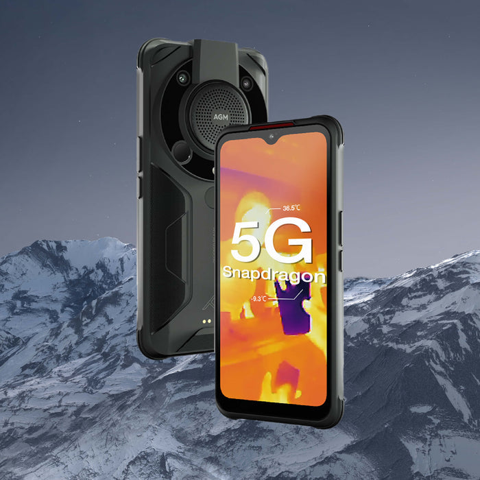 AGM Glory Pro Outdoor Handy 5G mit 256x192 Wärmebildkamera, 8GB+256GB Outdoor Smartphone ohne vertrag Qualcomm Snapdragon 480