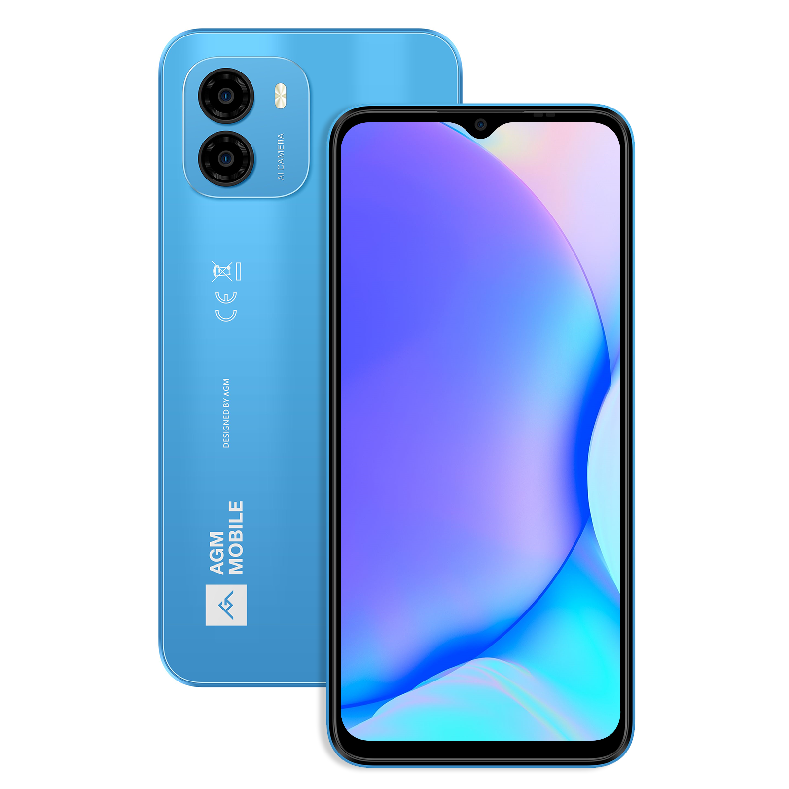 AGM NOTE N1 | Cámara dual AI de 50 MP | Pantalla de 90 Hz | Android 13 | Batería masiva | 8 GB de RAM + 128 GB de ROM