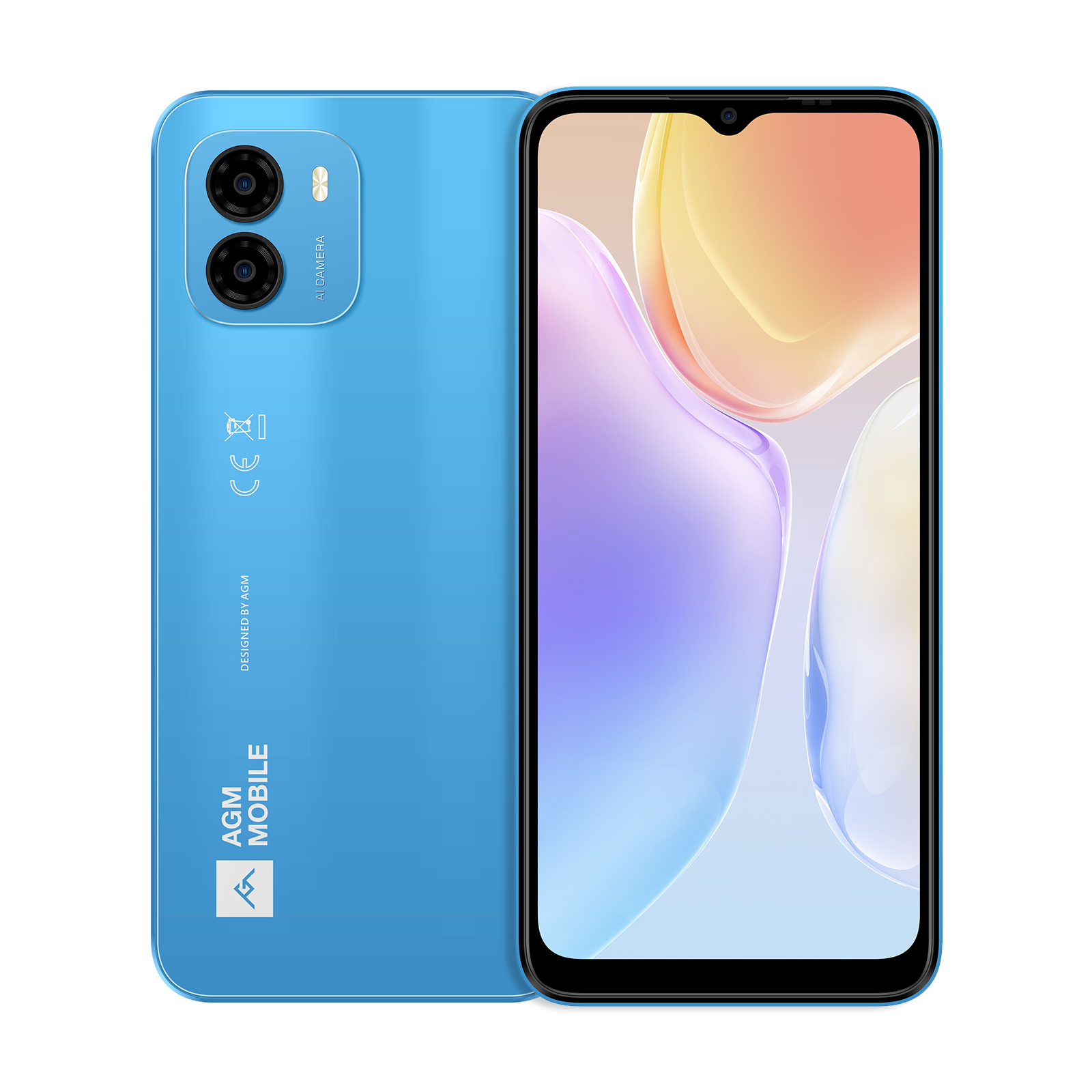 AGM NOTE N1 | Cámara dual AI de 50 MP | Pantalla de 90 Hz | Android 13 | Batería masiva | 8 GB de RAM + 128 GB de ROM