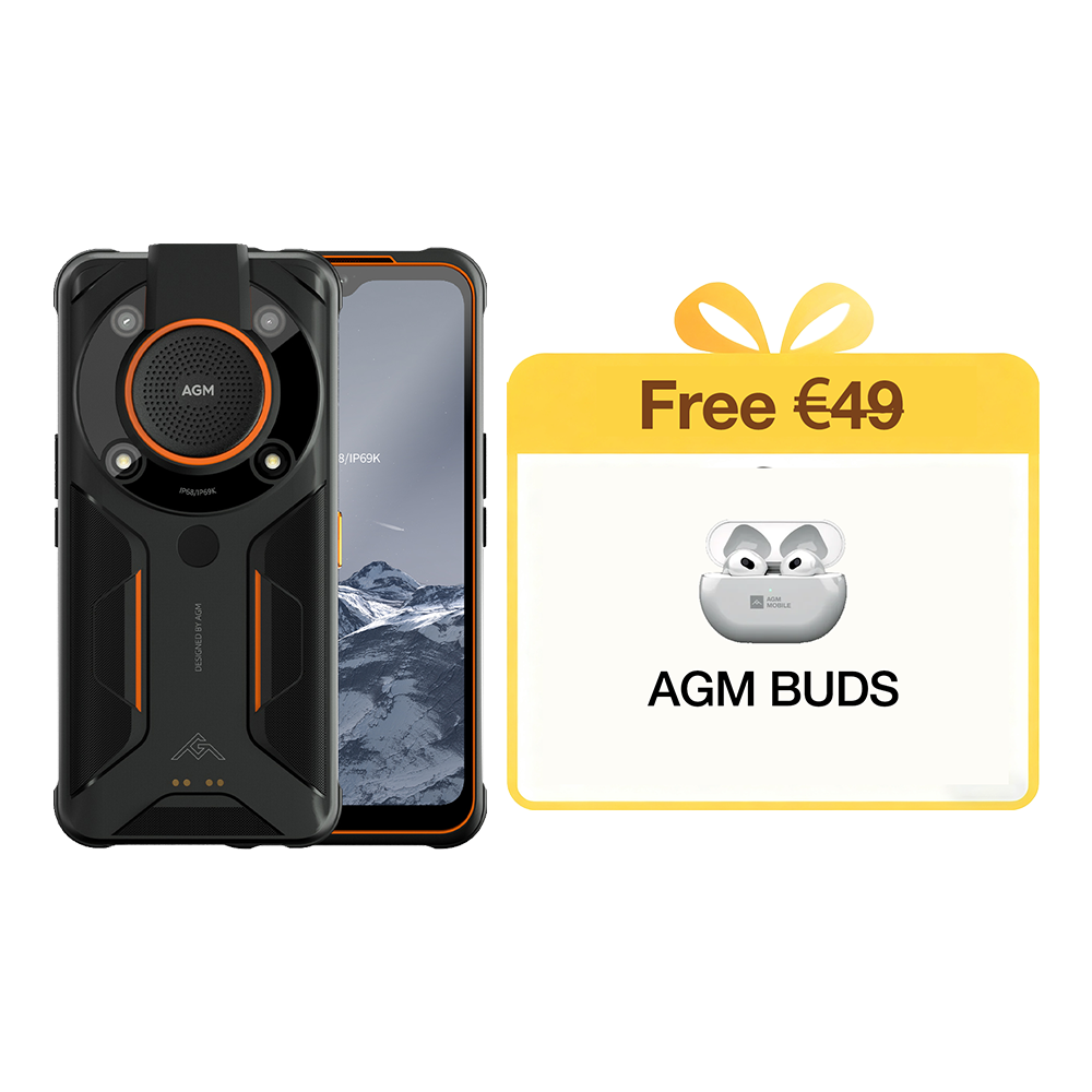 AGM Glory SE | Qualcomm 5G | Batería ártica de 6200mAh | IP68/IP69K/810H | Altavoz de110dB |