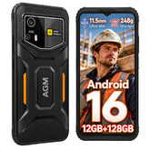 Preventa | AGM H6 Pro | Smartphone resistente y delgado | Pantalla HD+ de 6,56″ | Cámara de 50 MP | Batería de 5000 mAh | IP68/IP69K | Android 16 | NFC