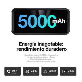 Preventa | AGM H6 Pro | Smartphone resistente y delgado | Pantalla HD+ de 6,56″ | Cámara de 50 MP | Batería de 5000 mAh | IP68/IP69K | Android 16 | NFC