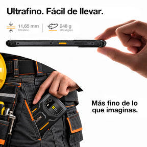 Preventa | AGM H6 Pro | Smartphone resistente y delgado | Pantalla HD+ de 6,56″ | Cámara de 50 MP | Batería de 5000 mAh | IP68/IP69K | Android 16 | NFC