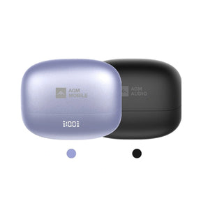 AGM Open Buds 1 | Diseño abierto (Open-Ear) | ANC 25+3dB | 6H de autonomía | Resistencia al agua IPX4