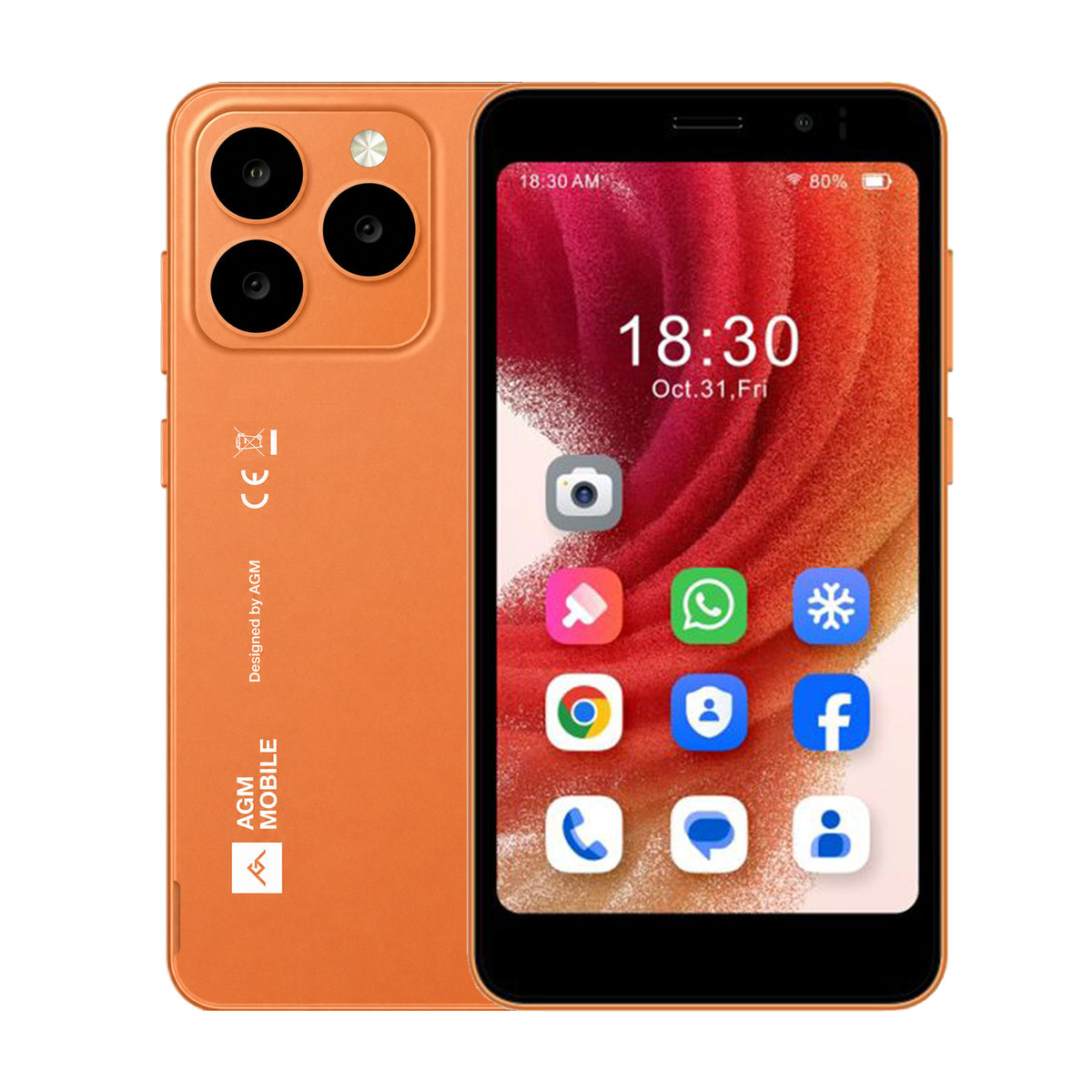PREVENTA | AGM Note N2 | Smartphone Android Compacto | 4,96" Smartphone de Bolsillo | Batería Extraíble | Android 16 Go