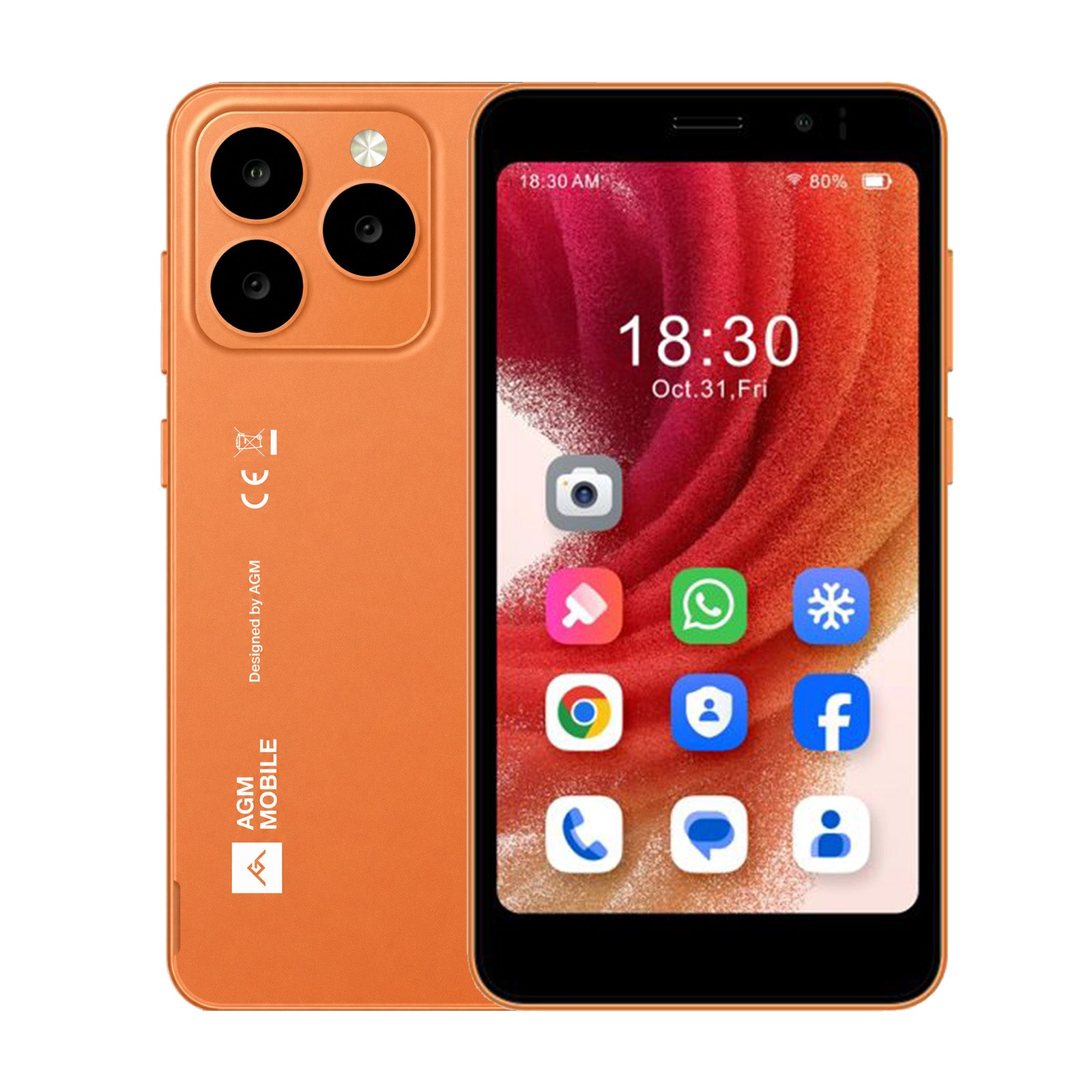 PREVENTA | AGM Note N2 | Smartphone Android Compacto | 4,96" Smartphone de Bolsillo | Batería Extraíble | Android 16 Go