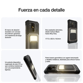 Preventa | AGM G3 PRO | Teléfono Inteligente Resistente con Cámara Térmica | 12GB+512GB | Batería 10000mAh | Pantalla 120Hz | MIL-STD-810H