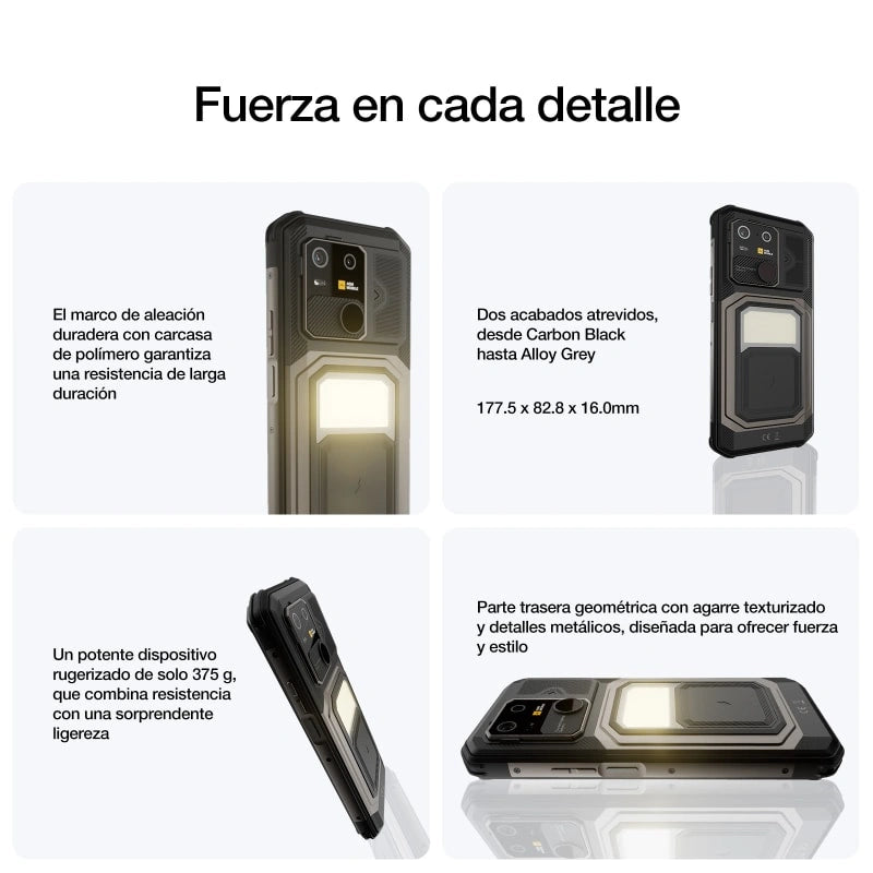 Preventa | AGM G3 PRO | Teléfono Inteligente Resistente con Cámara Térmica | 12GB+512GB | Batería 10000mAh | Pantalla 120Hz | MIL-STD-810H