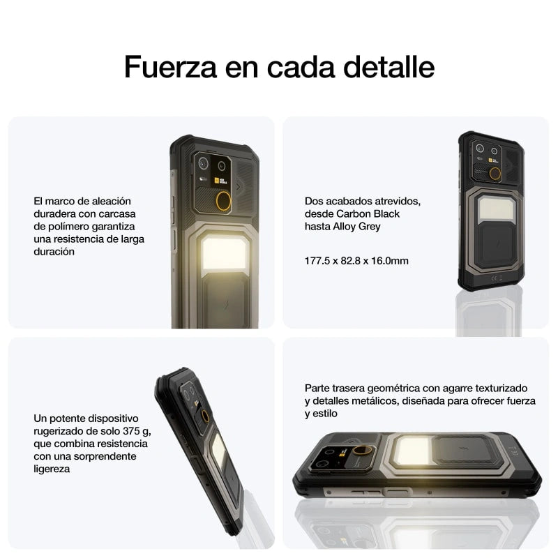 Preventa | AGM G3 | Teléfono Inteligente Resistente | 12GB+512GB | Batería 10000mAh | Cámara Frontal 50MP | Pantalla 120Hz | IP68 IP69K | Carga Inalámbrica