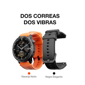 AGM Legion Pro | GPS | Mapas sin conexión | 5 ATM | Resistente al agua IP68 | 100+ modos deportivos | Smartwatch