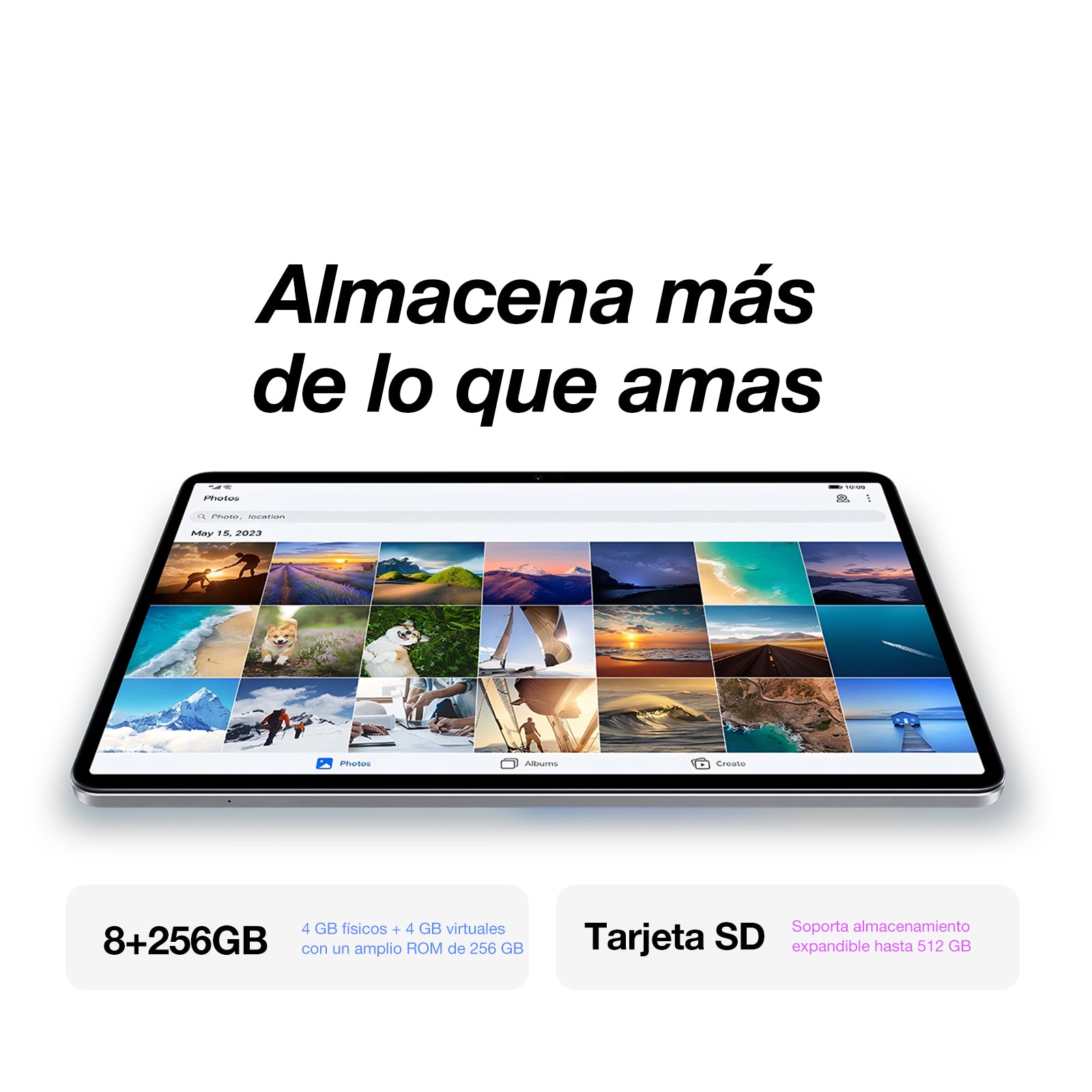 AGM PAD T2 | 500 Nits de brillo｜11" FHD+｜256GB｜Procesador MTK G91｜Android 14｜Batería de 8000 mAh