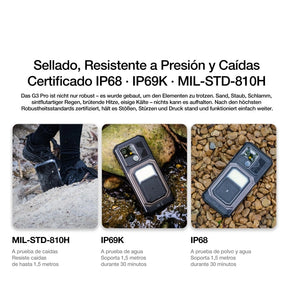 Preventa | AGM G3 PRO | Teléfono Inteligente Resistente con Cámara Térmica | 12GB+512GB | Batería 10000mAh | Pantalla 120Hz | MIL-STD-810H