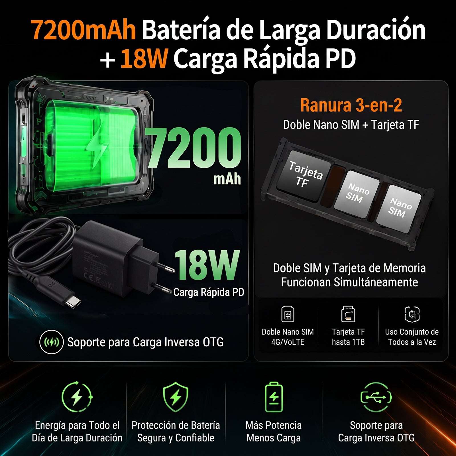 AGM PAD P3 | Tableta Robusta Compacta de 8.68″ | Helio G99 | IP68/IP69K | Resistente al Agua | Pantalla de 120Hz | eSIM | Android 16
