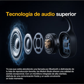 AGM Motion buds | IP68 Resistente al agua | Auriculares para entrenamiento de natación | Auriculares Bluetooth | Auriculares inalámbricos de conducción ósea