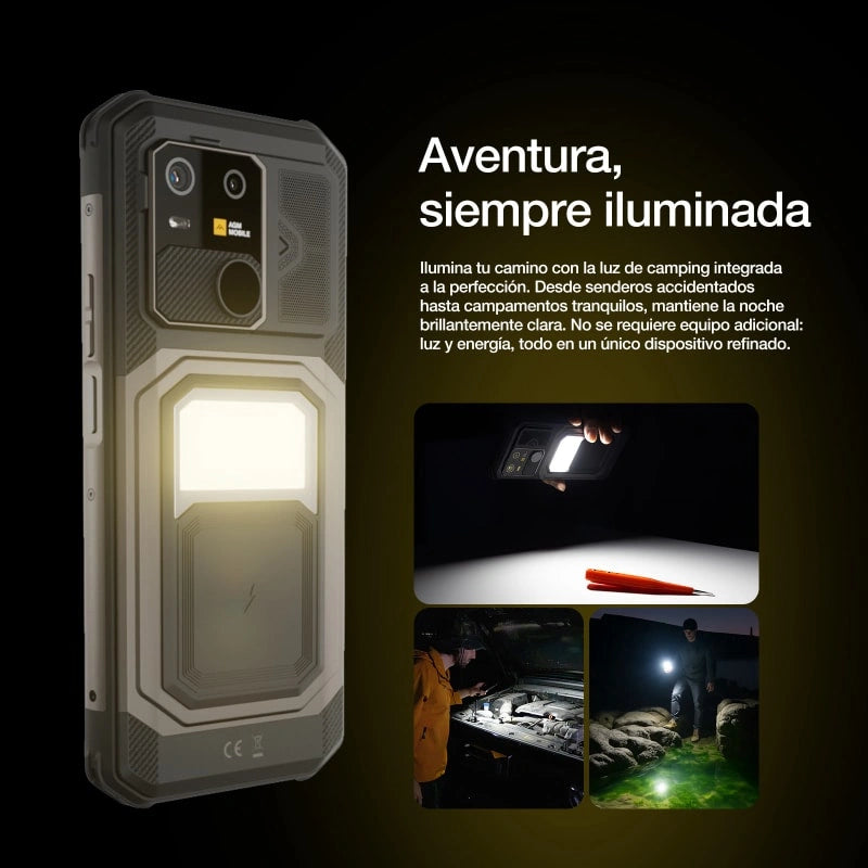 Preventa | AGM G3 PRO | Teléfono Inteligente Resistente con Cámara Térmica | 12GB+512GB | Batería 10000mAh | Pantalla 120Hz | MIL-STD-810H