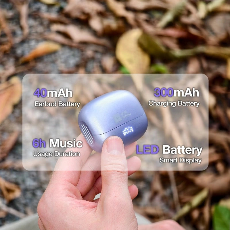 AGM Open Buds 1 | Diseño abierto (Open-Ear) | ANC 25+3dB | 6H de autonomía | Resistencia al agua IPX4