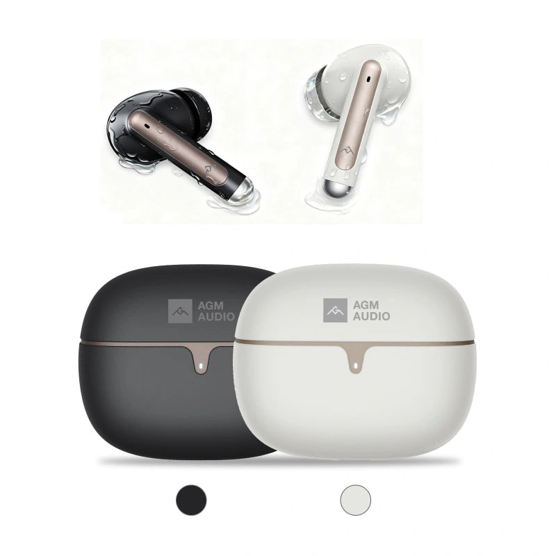 AGM BUDS 5 | ANC + ENC | 30h de reproducción | IPX4 | Control táctil