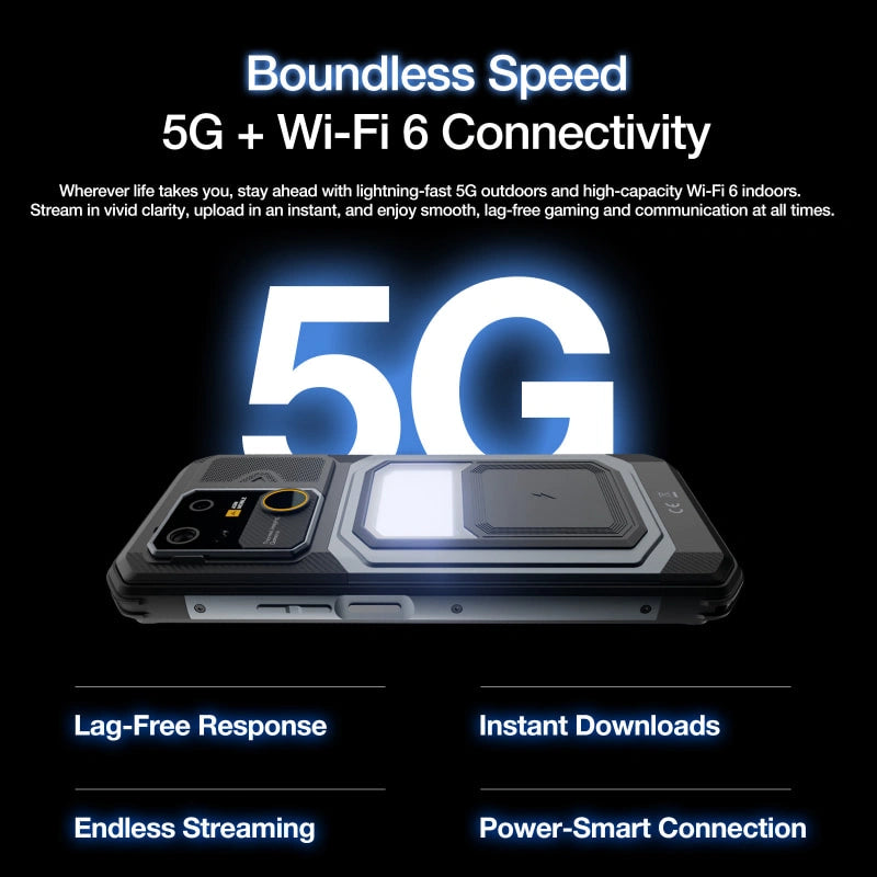 Preventa | AGM G3 | Teléfono Inteligente Resistente | 12GB+512GB | Batería 10000mAh | Cámara Frontal 50MP | Pantalla 120Hz | IP68 IP69K | Carga Inalámbrica