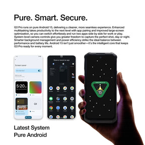Preventa | AGM G3 PRO | Teléfono Inteligente Resistente con Cámara Térmica | 12GB+512GB | Batería 10000mAh | Pantalla 120Hz | MIL-STD-810H