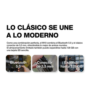 AGM M10｜Alertas LED inteligentes｜Doble SIM｜Llamada SOS｜Altavoz de alto decibelio