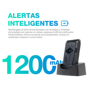 AGM M10｜Alertas LED inteligentes｜Doble SIM｜Llamada SOS｜Altavoz de alto decibelio