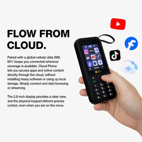 Preventa | AGM M11 | Teléfono MiFi 4G｜Hotspot Wi-Fi portátil｜Batería de 4000 mAh｜Resistente al agua IP68/IP69K｜Carga inversa por cable｜Radio FM｜Conector de 3,5 mm