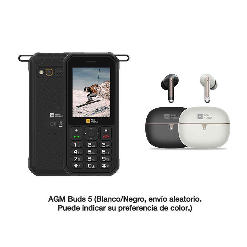 PREVENTA | AGM M11 | Teléfono Robusto con Power Bank | Carga Inversa por Cable | 4G LTE | Batería 4000mAh | Hotspot WiFi | Radio FM | Conector 3.5mm | IP68&IP69K | Resistente al Agua