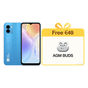 AGM NOTE N1 | Cámara dual AI de 50 MP | Pantalla de 90 Hz | Android 13 | Batería masiva | 8 GB de RAM + 128 GB de ROM